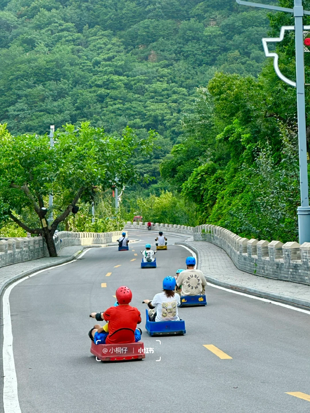 不是九寨沟是北京‼️高山飞瀑🏞️栈道滑车🎢