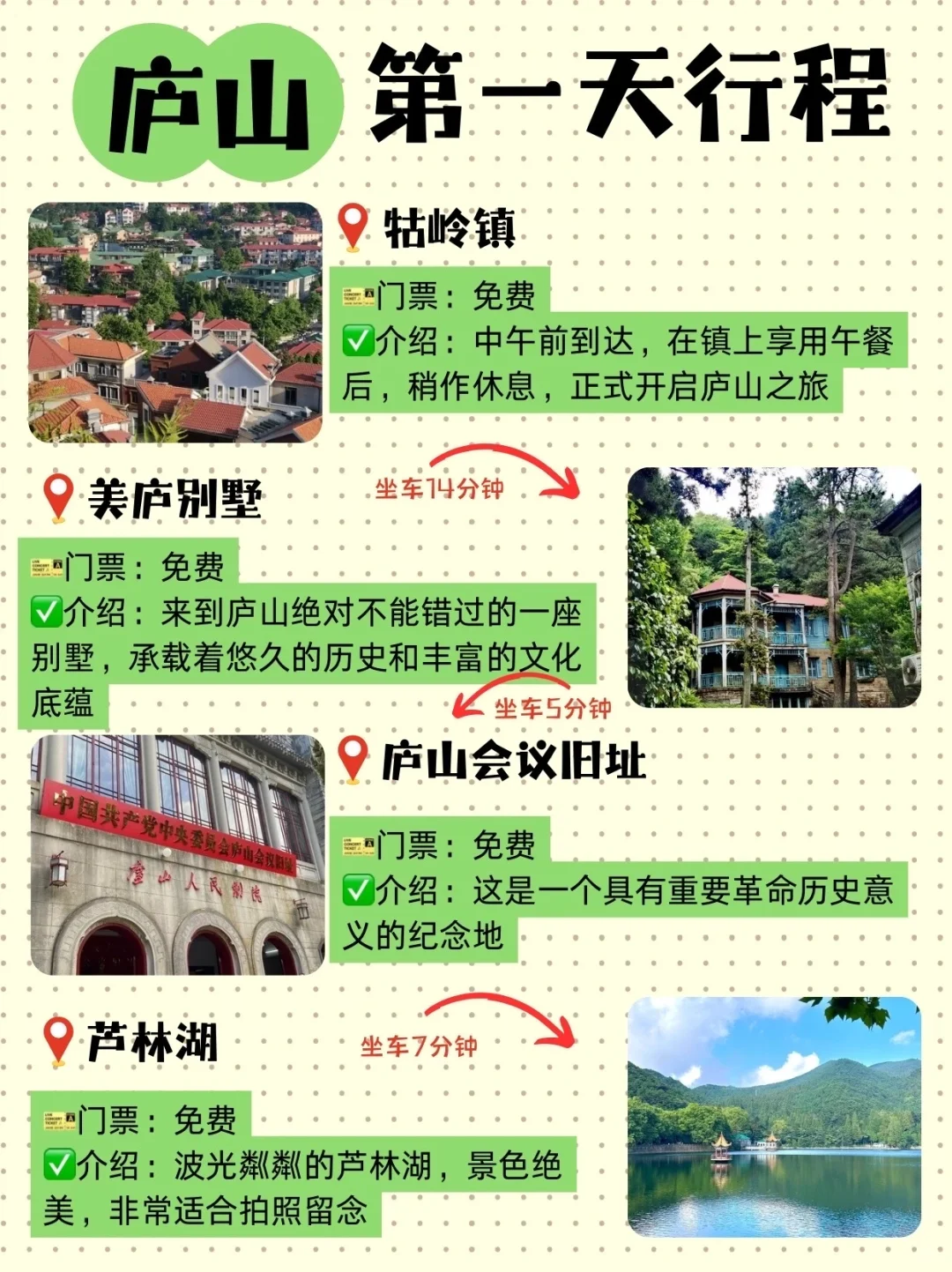 庐山三日旅游攻略🍜九江必吃美食推荐