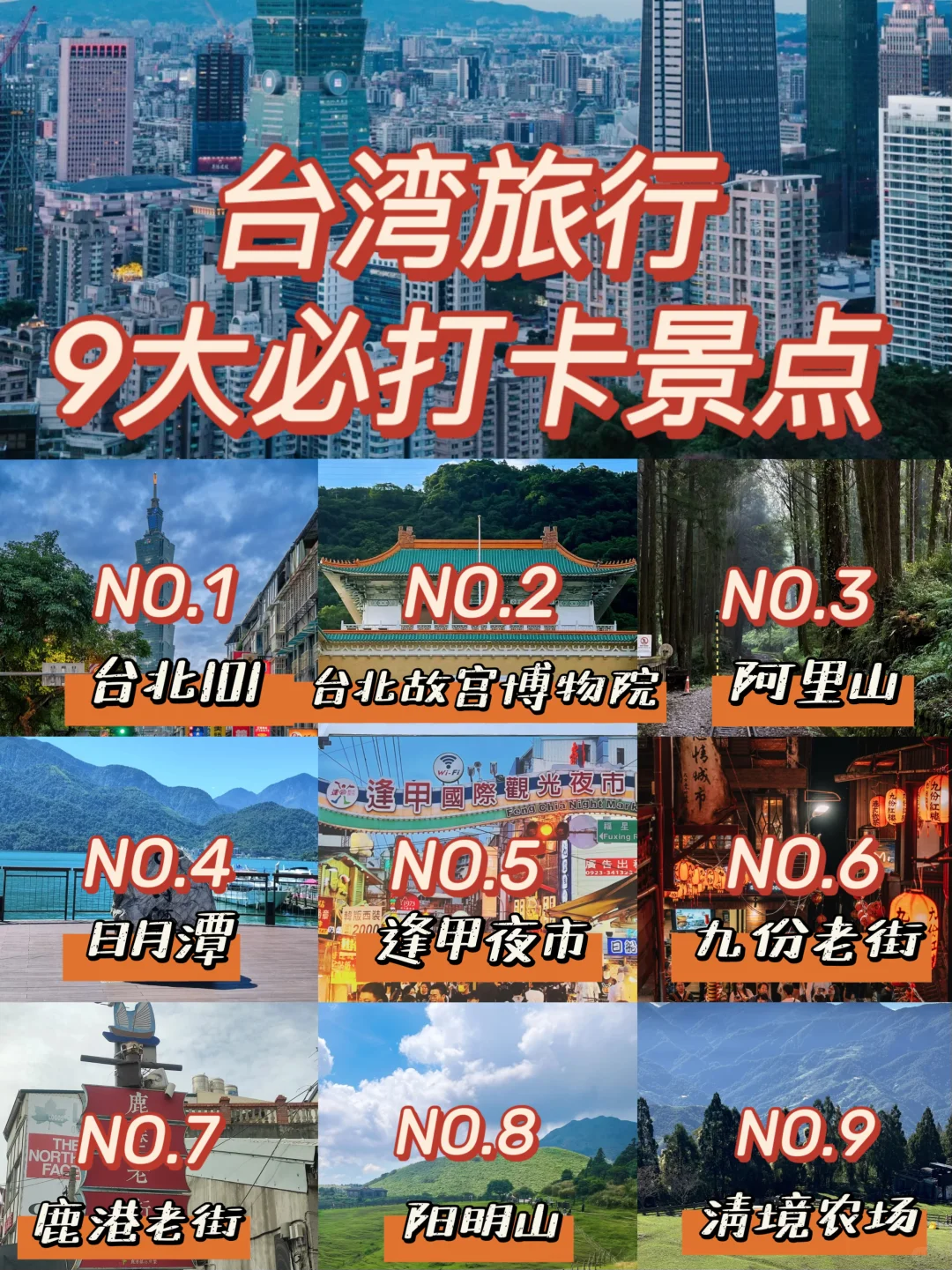 台湾旅行👉热门必打卡景点攻略