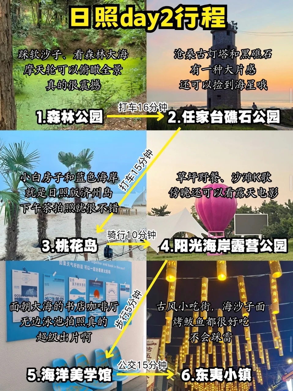 📍日照两天一夜怎么玩❓看完这篇就够了✅