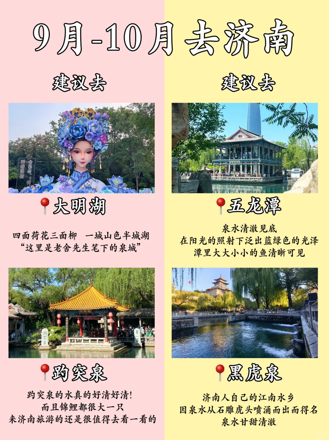 🔥济南旅游地图！收藏备用✅