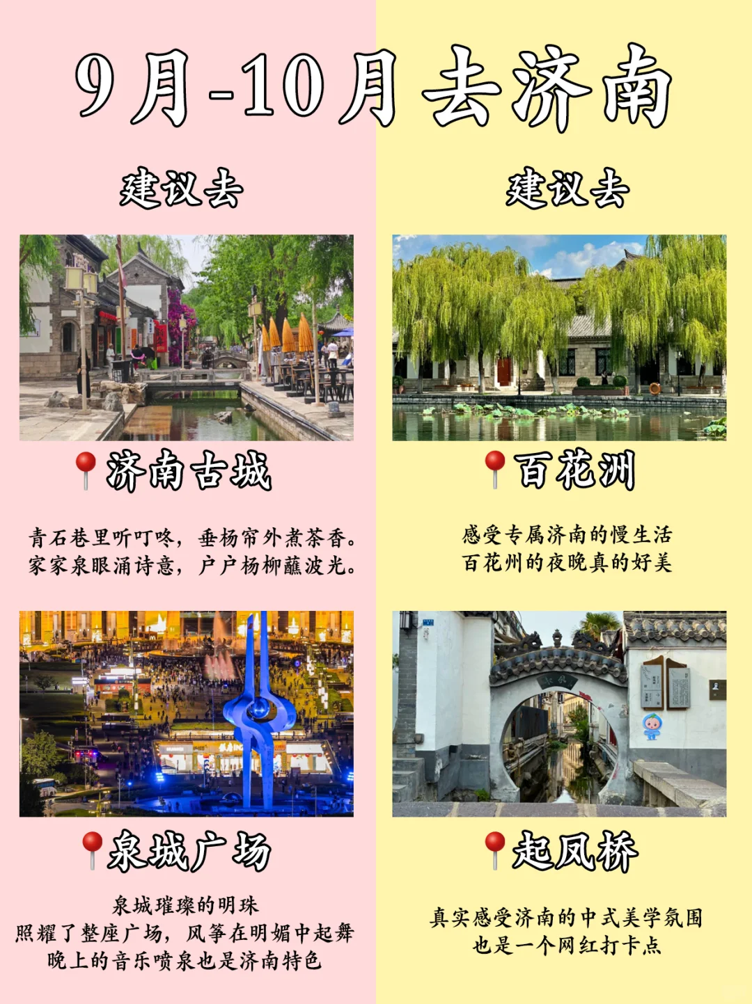 🔥济南旅游地图！收藏备用✅