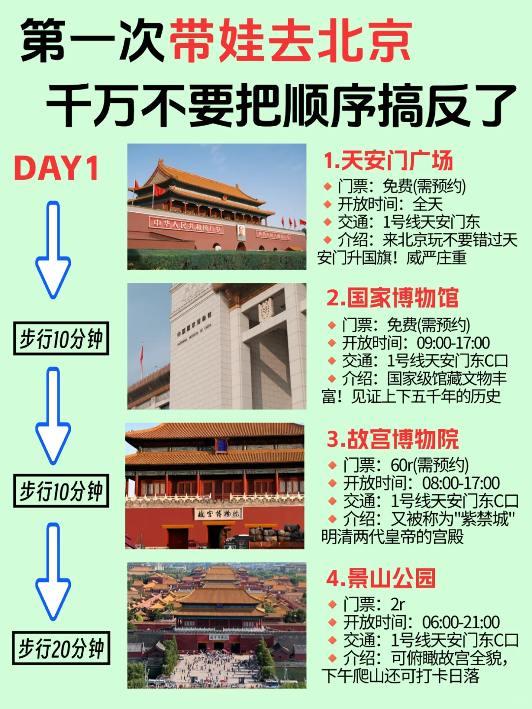 带娃首刷北京😭弄错顺序好崩溃...