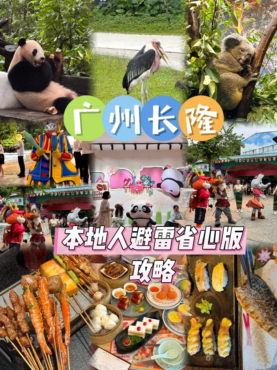 🐾长隆动物园省力攻略：北门进南门出✨