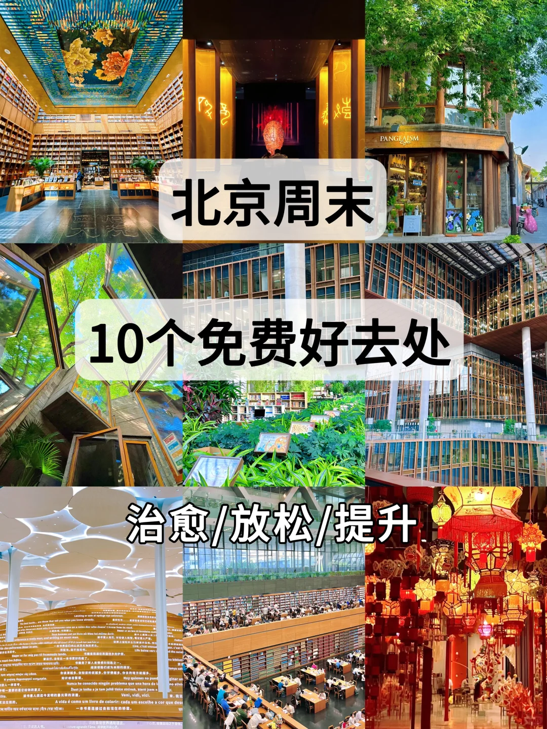 北京周末好去处|最好的地方果然都免费🔥