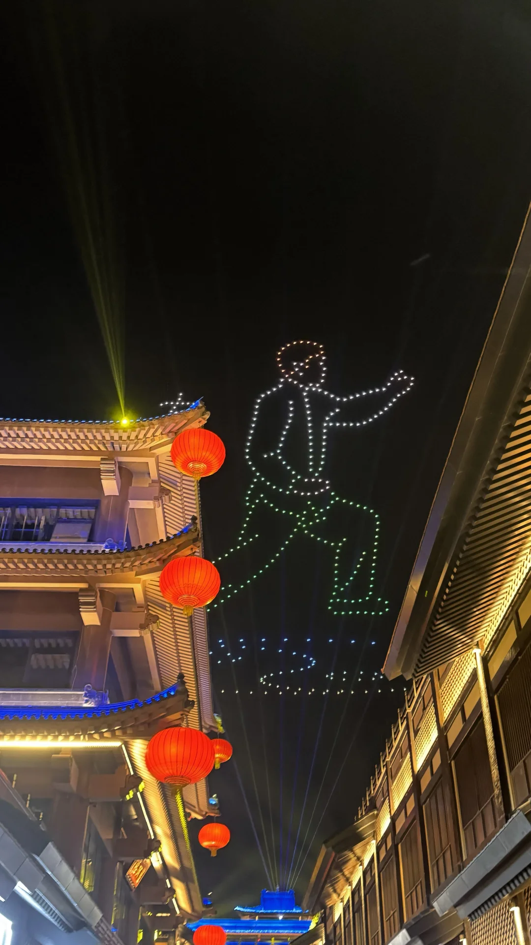 来自邯郸的黄金楼和无人机表演🌟