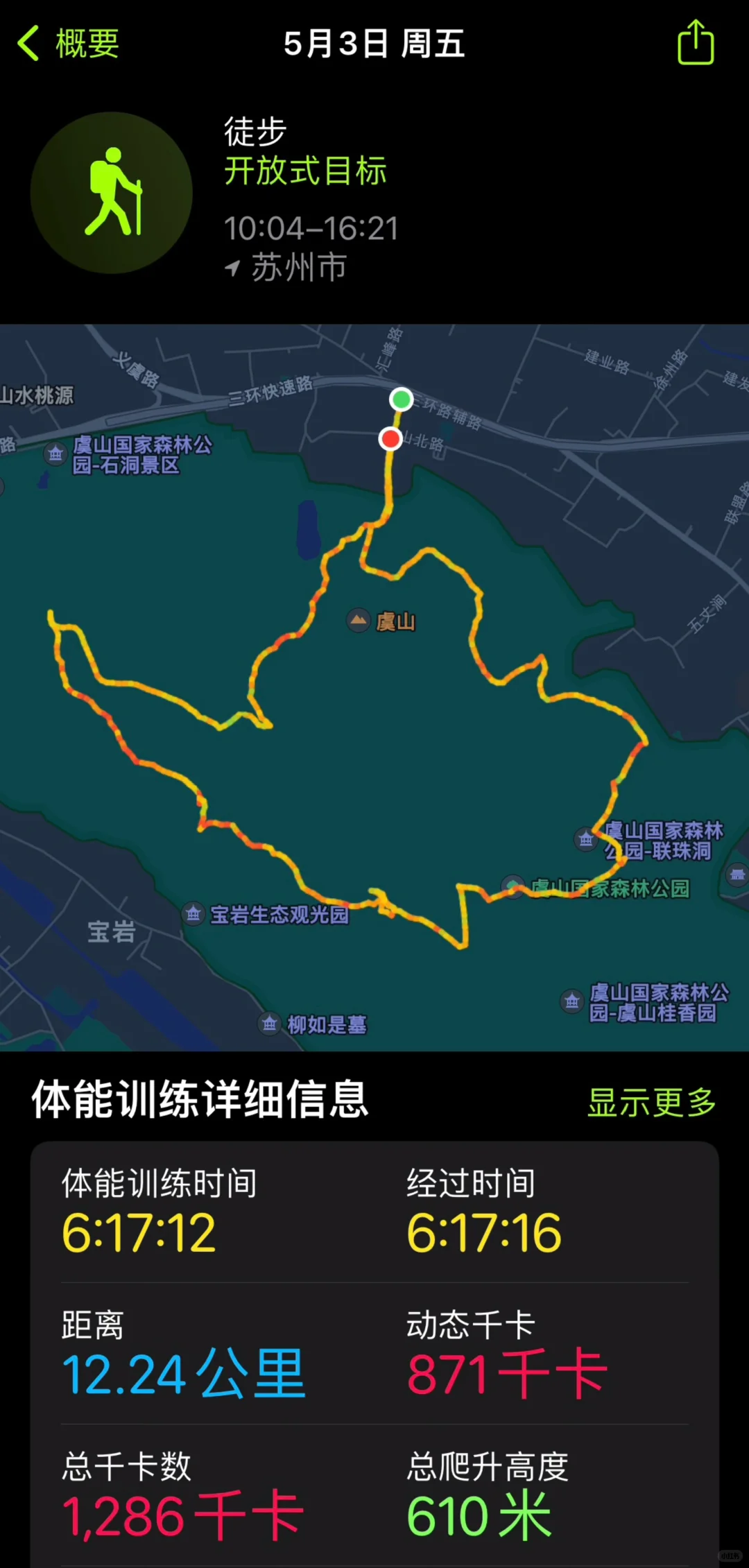 虞山徒步｜失联六小时 在自然里做自己⛰️