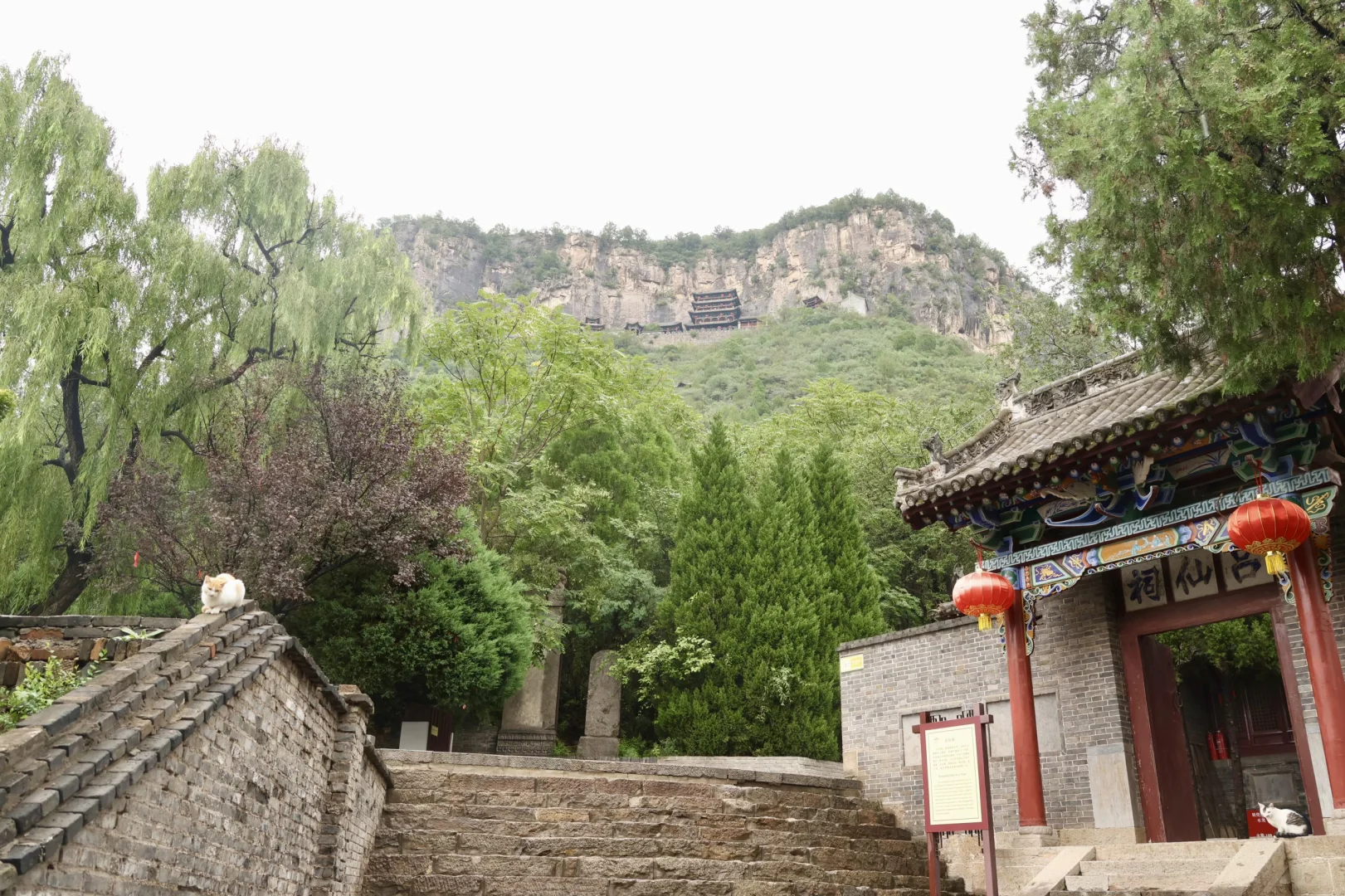 河北邯郸🏜️娲皇宫 | 悬崖峭壁上的“活楼”