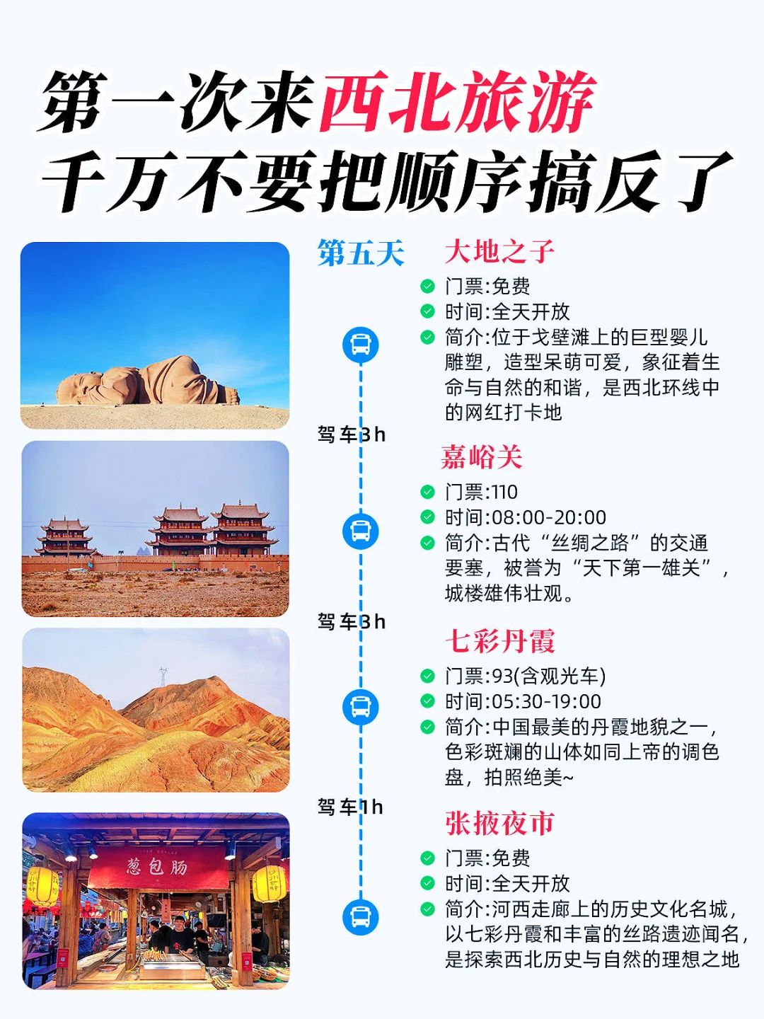 📍大西北旅行攻略｜带你感受五彩斑斓的世界