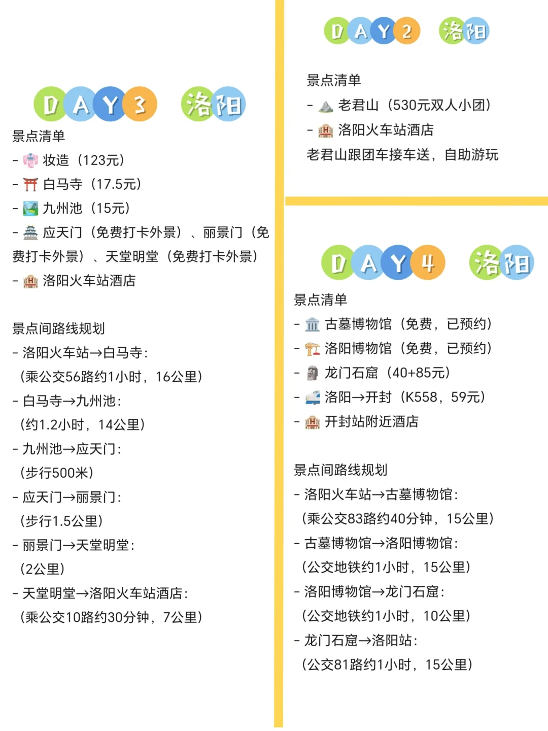 人均💰1800畅玩河南一周|附打卡景点+行程