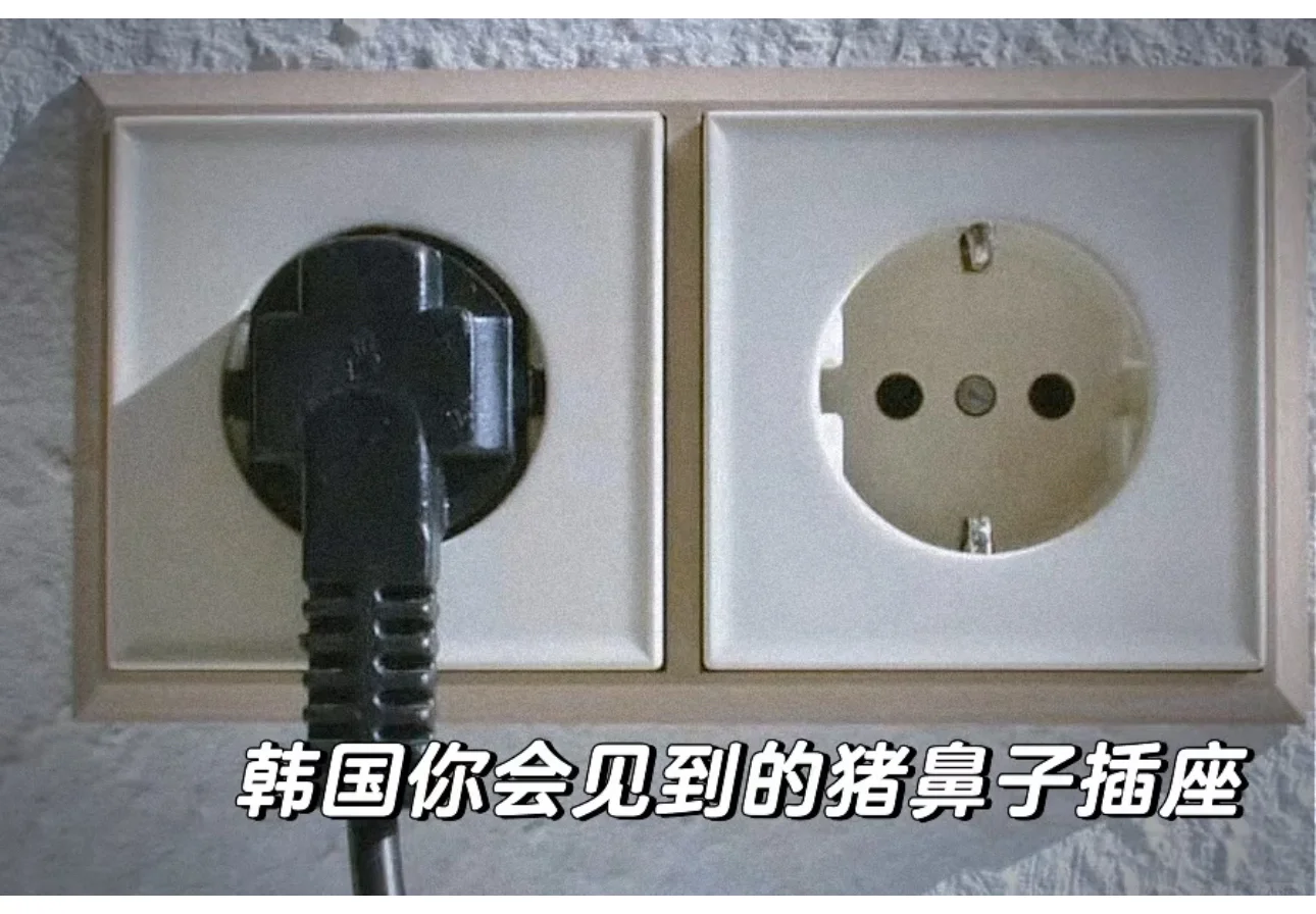 🇰🇷韩国旅行插座干货！必备欧标转换器