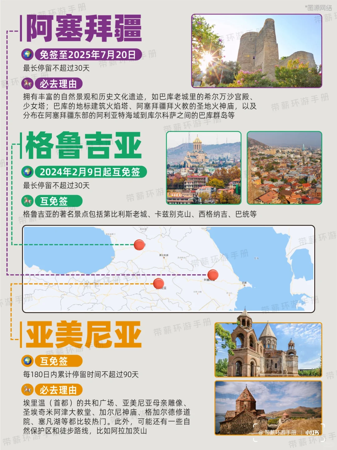 2025全球旅行地图🌍亚洲必去国家盘点‼️