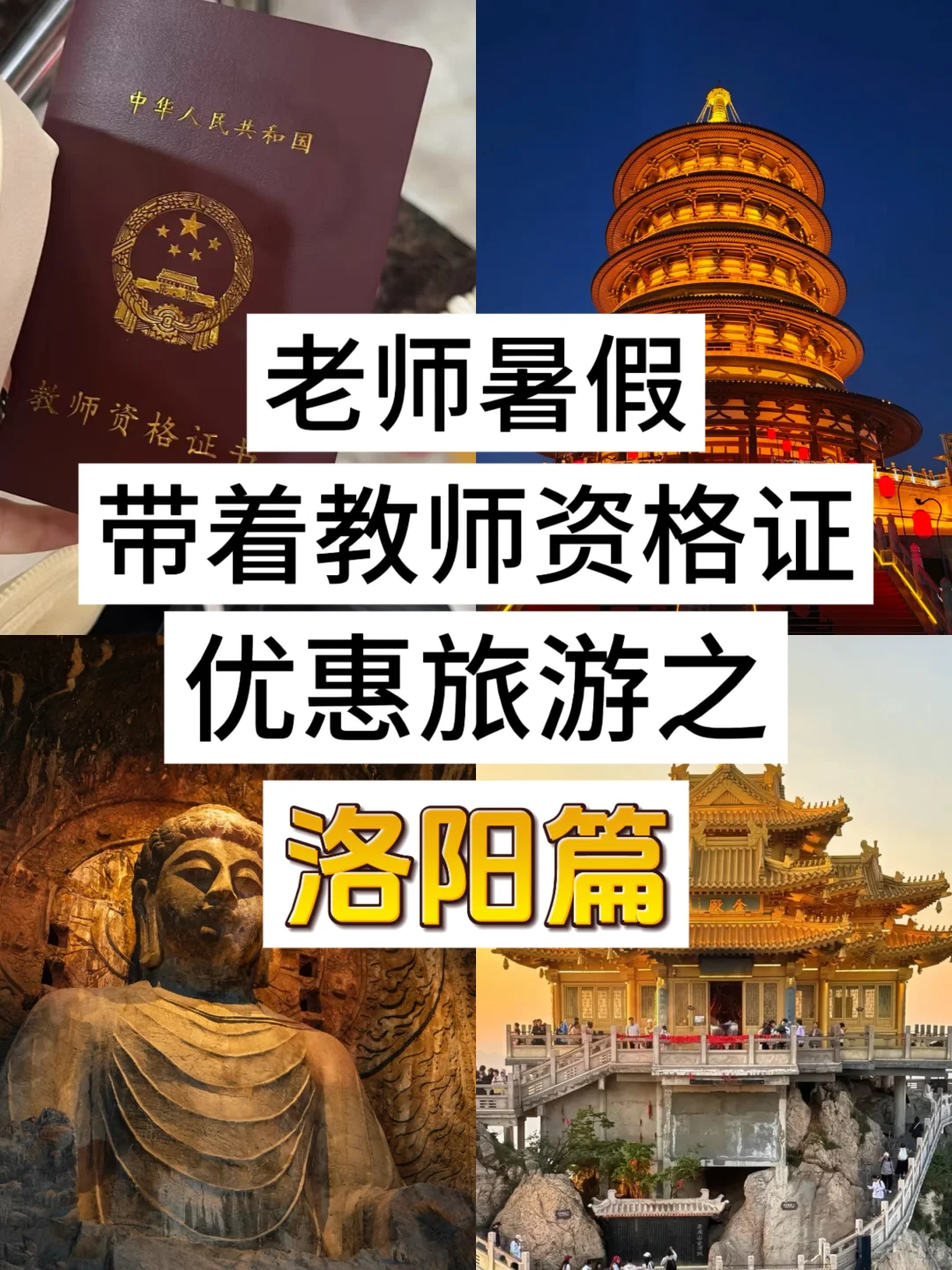 洛阳！你对有教师资格证的人也太友好了吧！