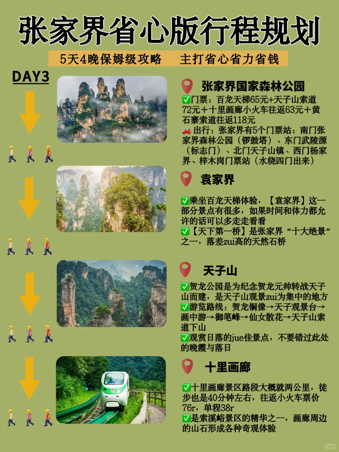 带父母去还得是张家界😘玩的累不了一点！