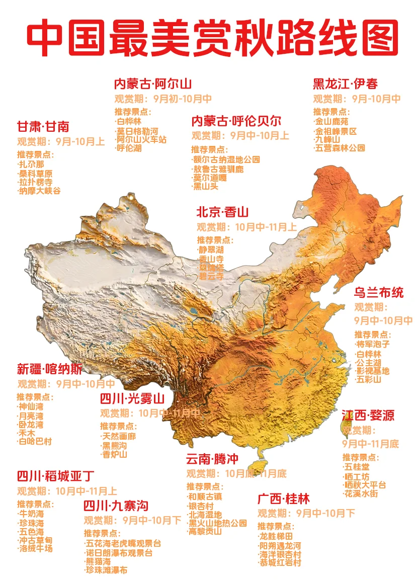 中国赏秋的正确打开方式