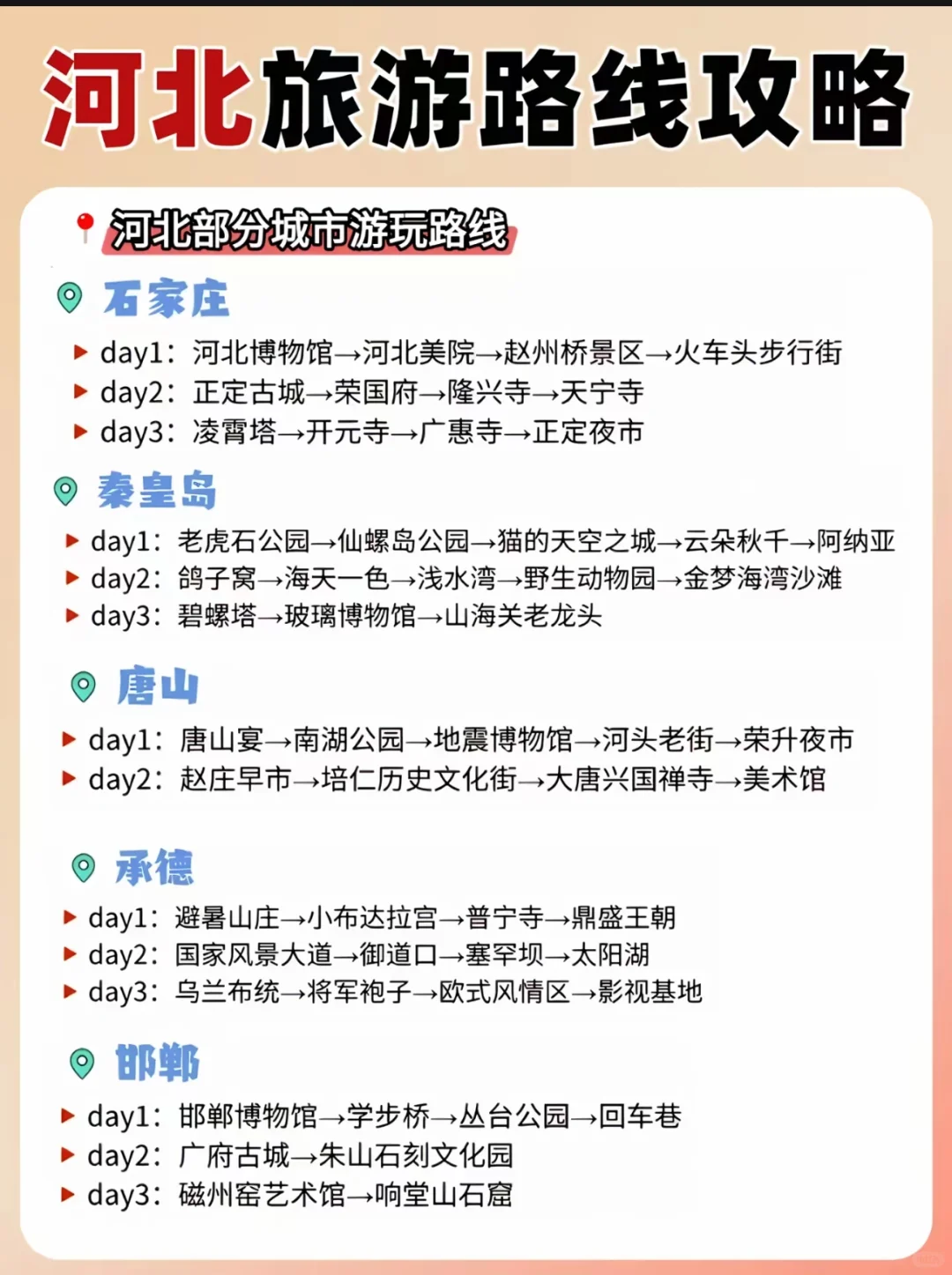 这么近，那么美，周末到河北！