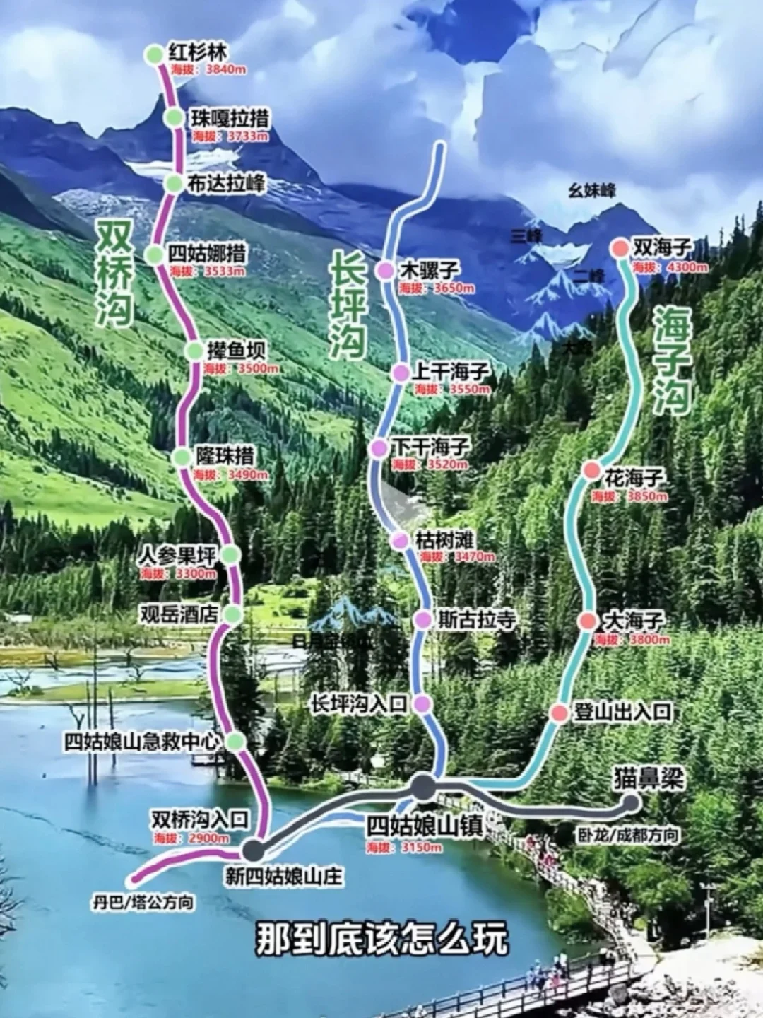 秋景封神的四姑娘山❗附游玩超详攻略❗