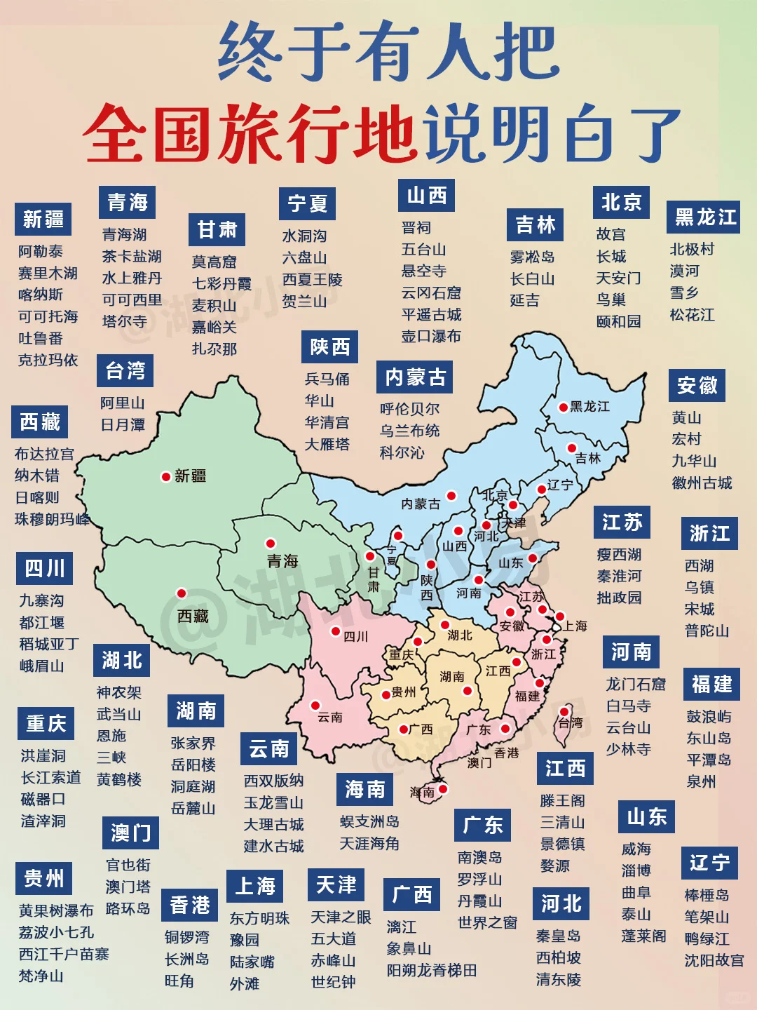 全国旅行地超全攻略，收藏这篇就够啦！