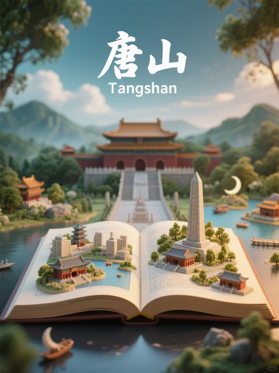 发现宝藏！古书里的河北城市微缩模型📌