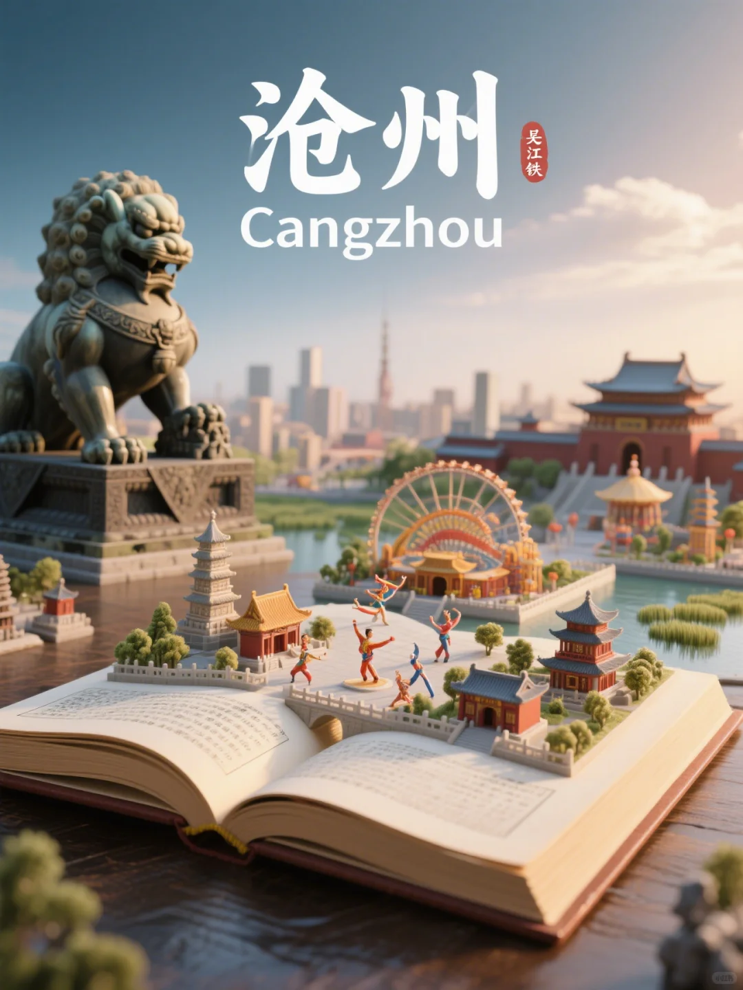 发现宝藏！古书里的河北城市微缩模型📌