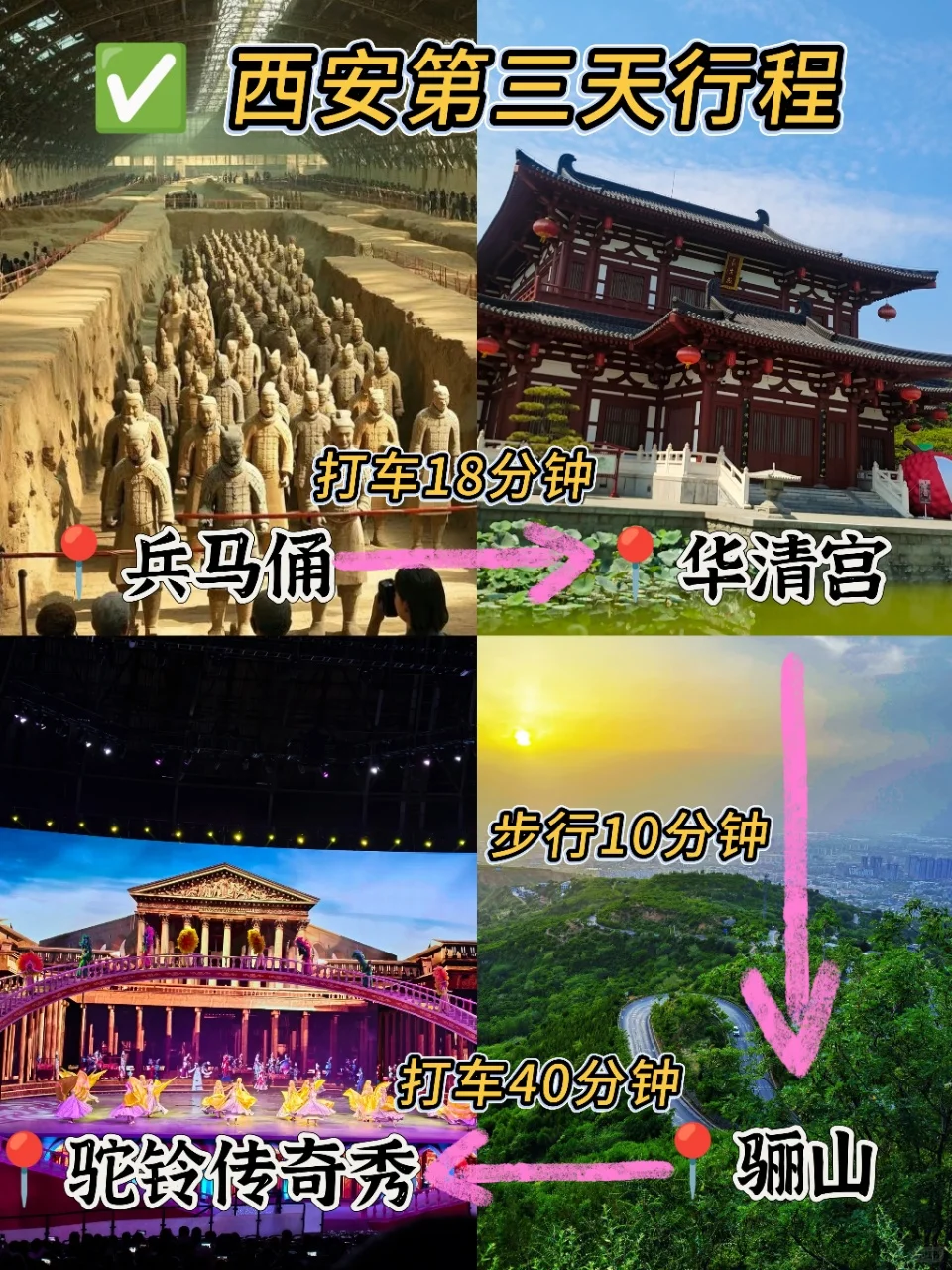 西安📍三天两夜｜不废腿版保姆级逛吃攻略