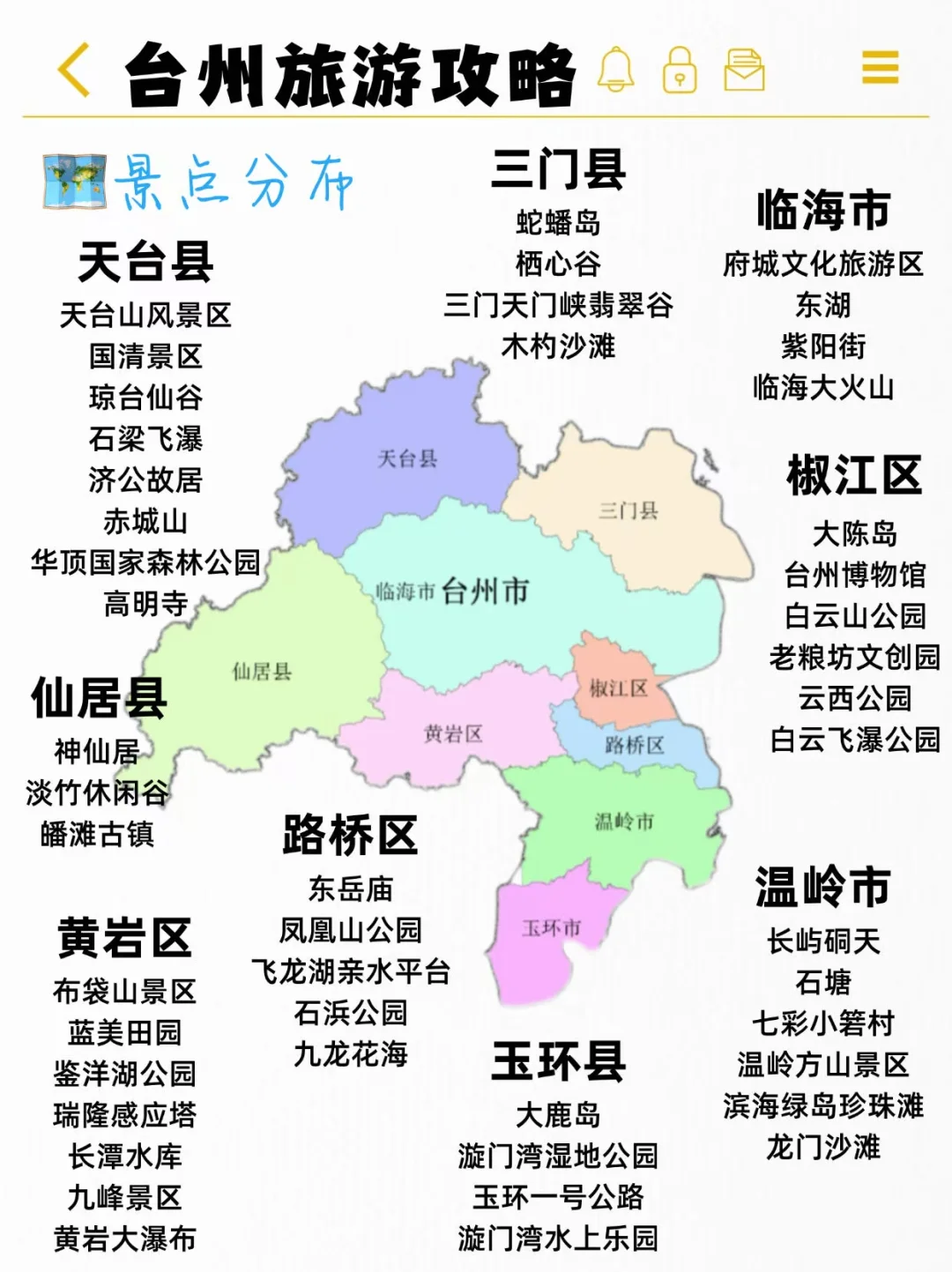 J人熬夜整理台州3天2晚懒人版旅游攻略！