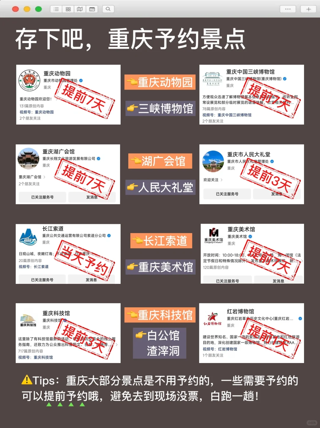 已老实，9-10月去重庆的姐妹们听我一劝！