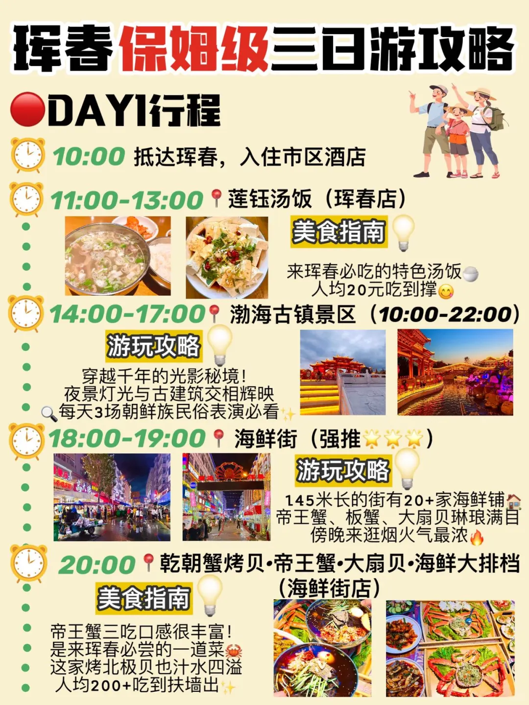 珲春3⃣️天2⃣️夜攻略❗美食旅游全涵盖🧐