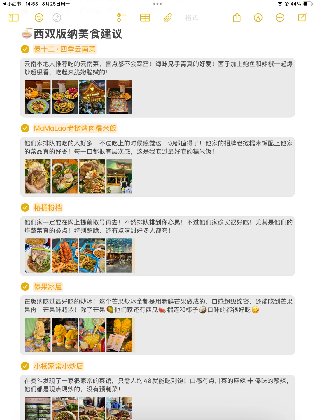 被自己做的版纳旅游攻略满意到睡不着🥹🥹