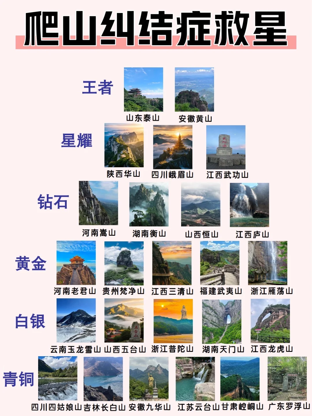 周末去哪儿爬山？20多座宝藏山任你选！