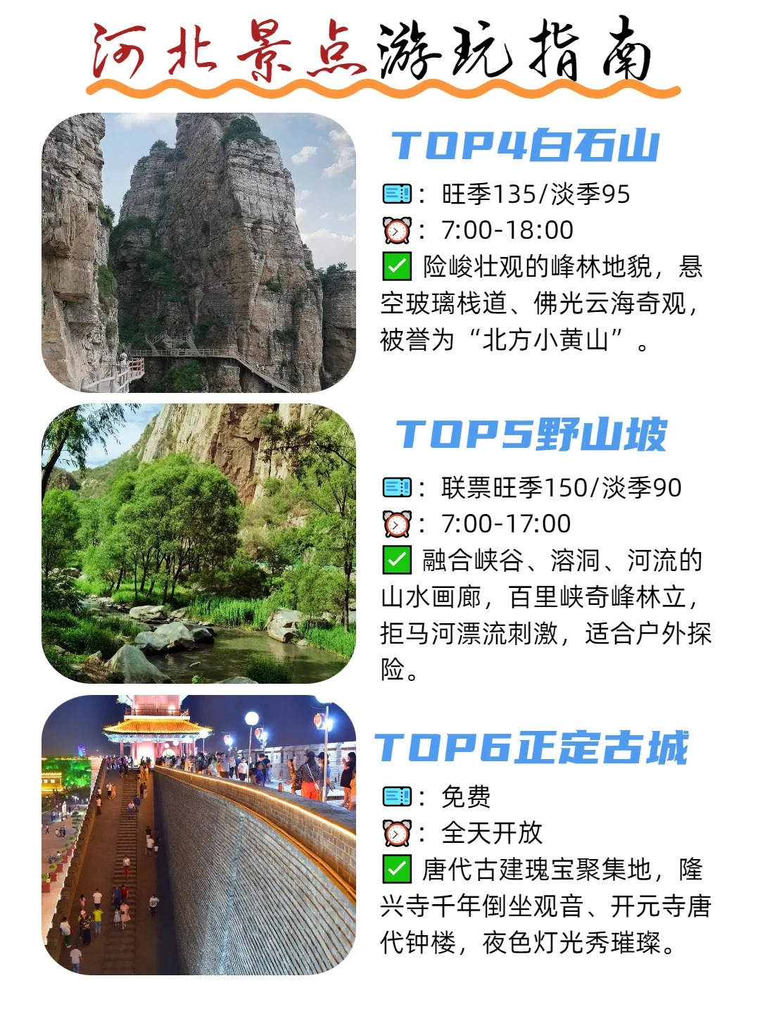 游客评选！河北景点真实排名这份榜单请收好