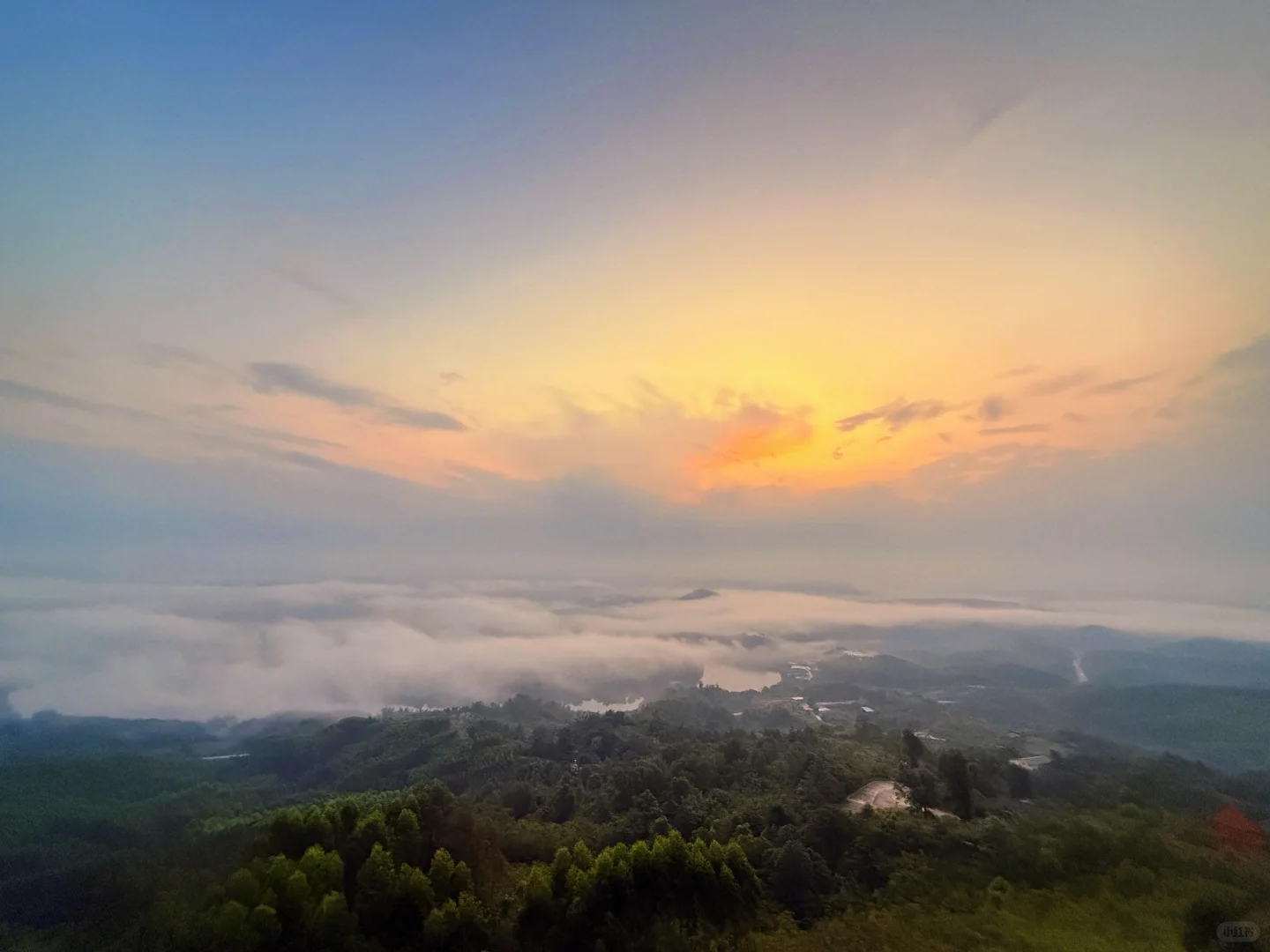 山岔湾追日出失败记🌄
