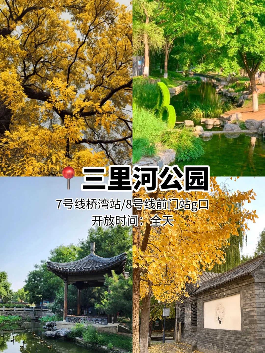 国庆旅游不出京❗️6个好玩儿🆓公园