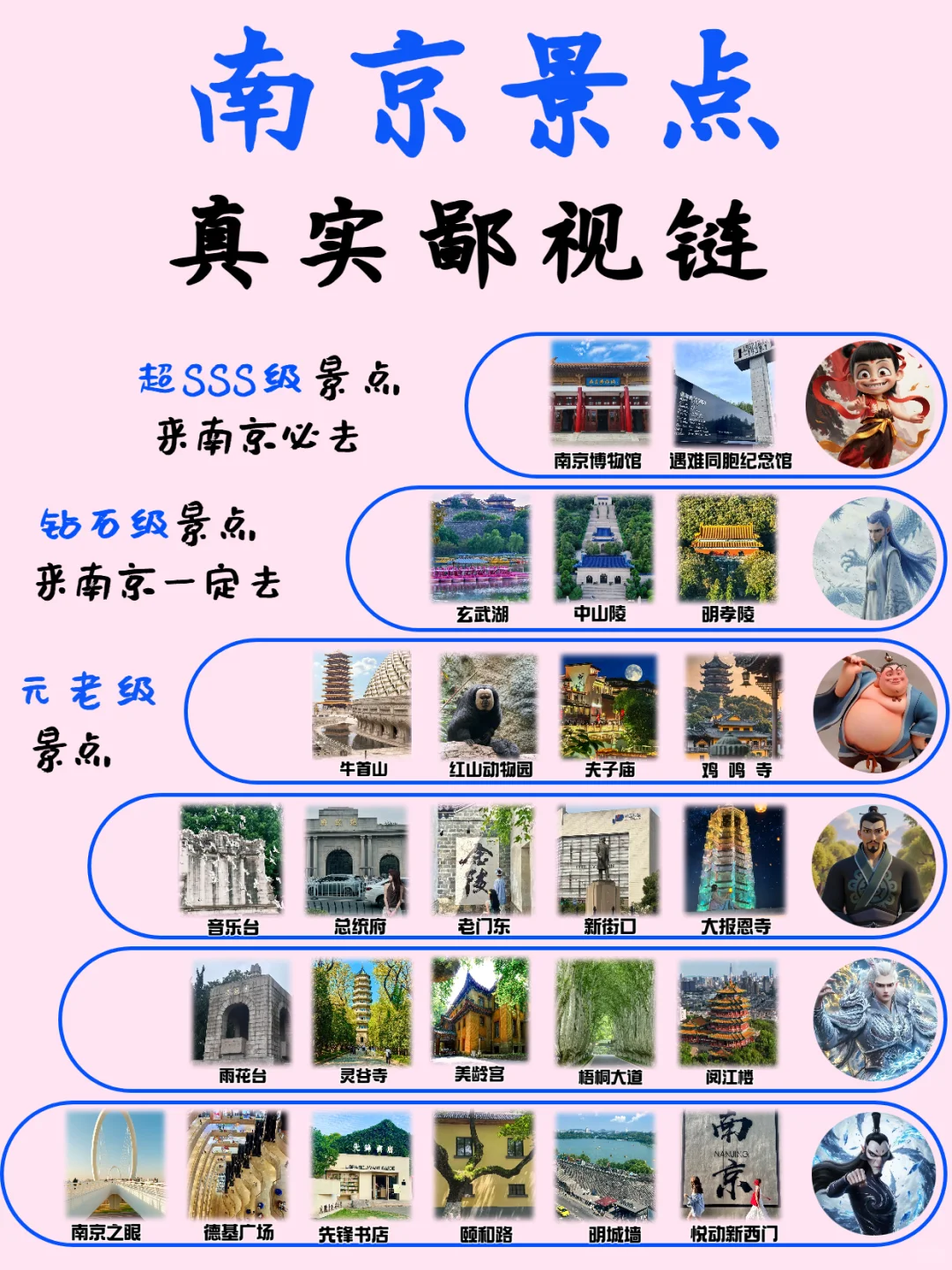 南京景点的真实鄙视链❤这些地方放心冲