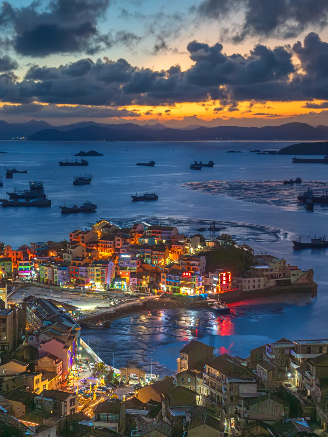 不是意大利❗️是浙江被严重低估的七彩渔村❗️