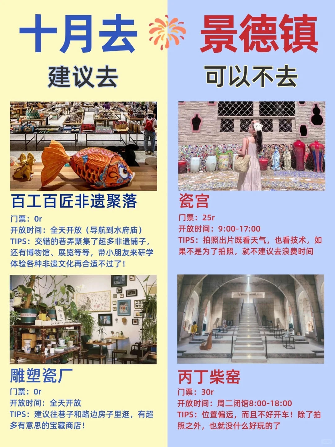 10月来景德镇,保姆级攻略直接拿下❗