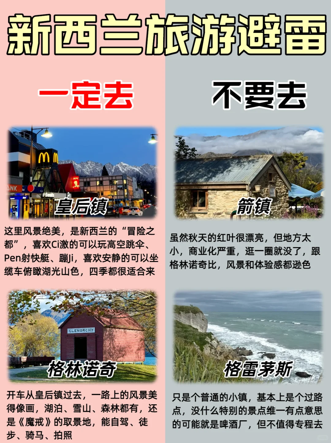🇳🇿 新西兰本地朋友掏心窝子整理！