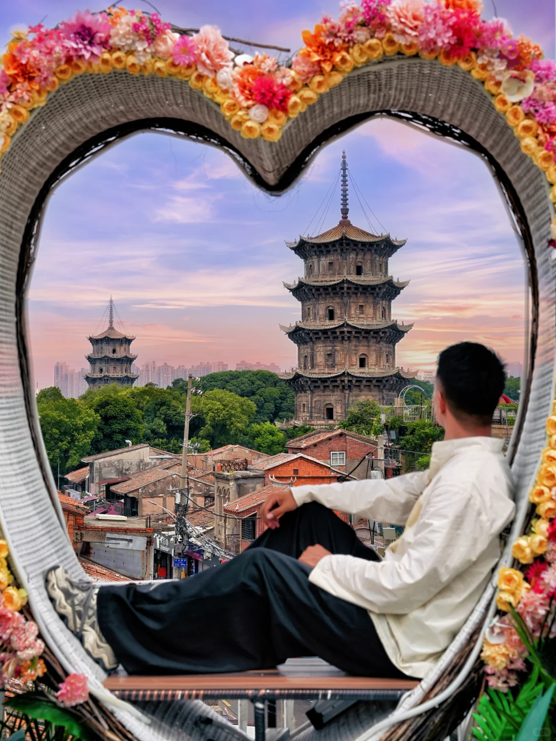 为了这❶❽张照片,我特意去了趟泉州❗️附机位