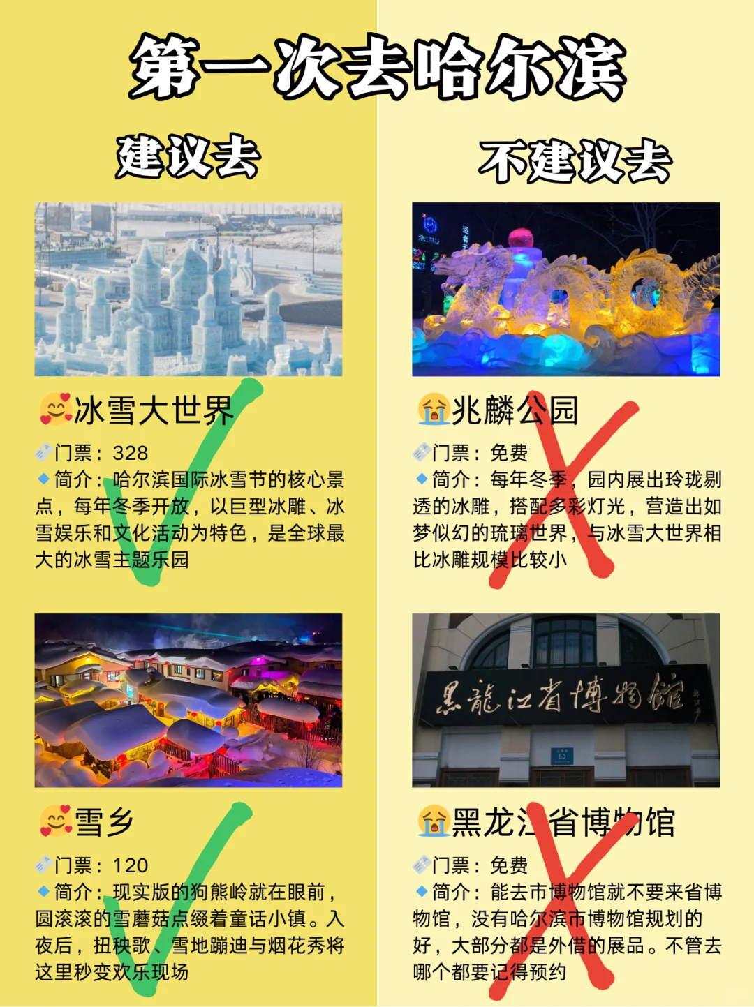 哈尔滨旅游红黑榜！血泪教训整理