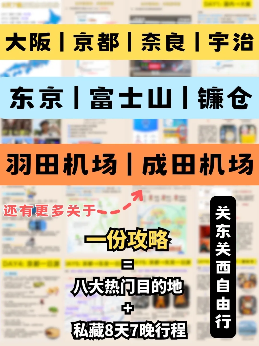 日本自由行8天7晚（已回）| 快来抄作业~！