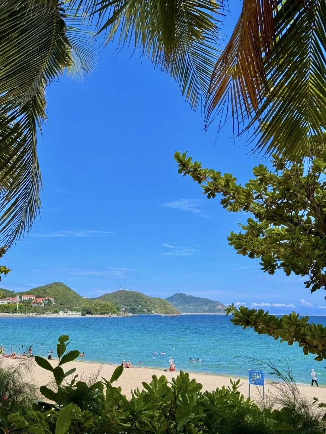 三亚大东海！！有一种不在国内的美！！！！🏝️