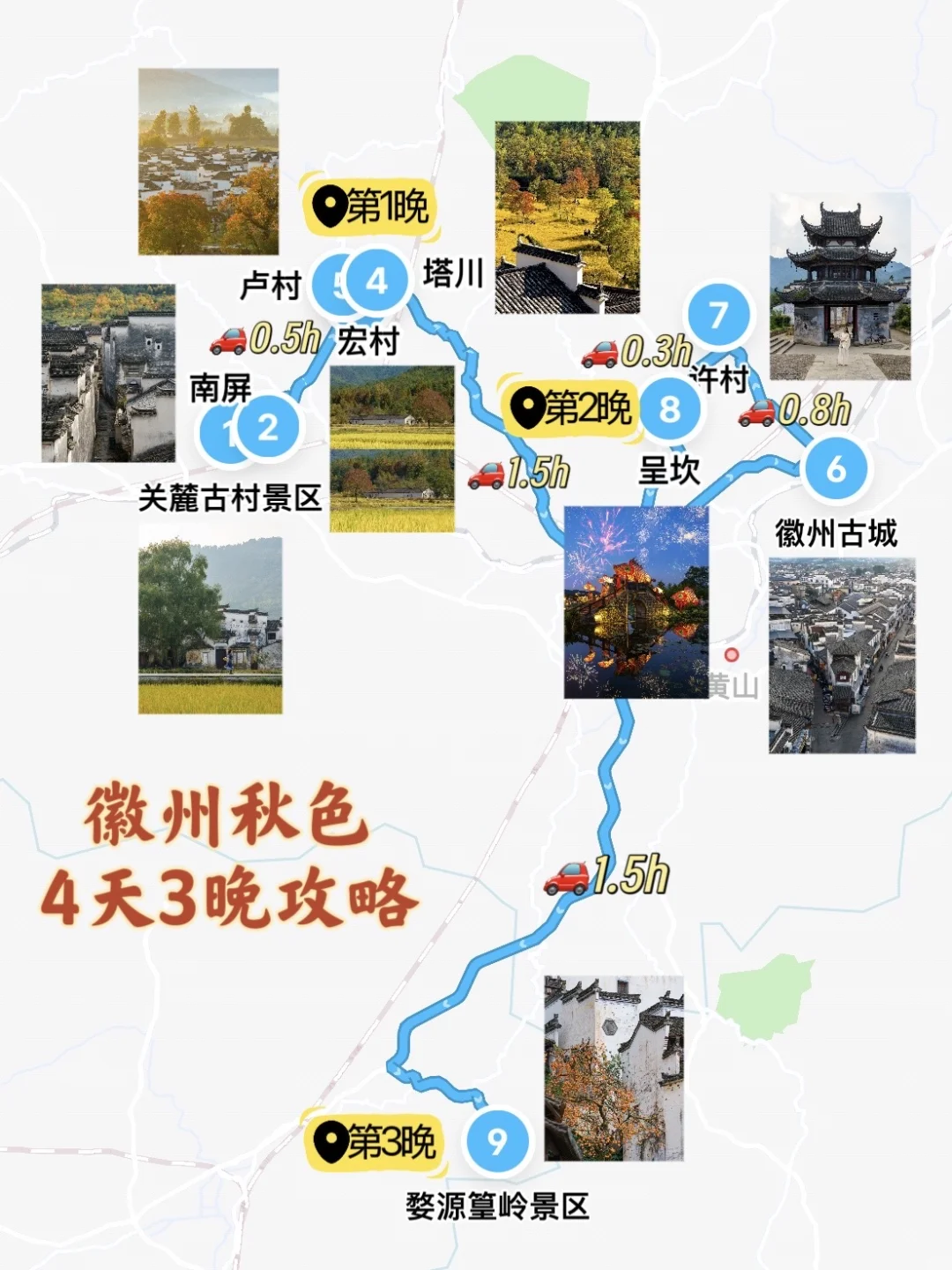 被《国家地理》评为中国最美的秋天🍂有多绝👍