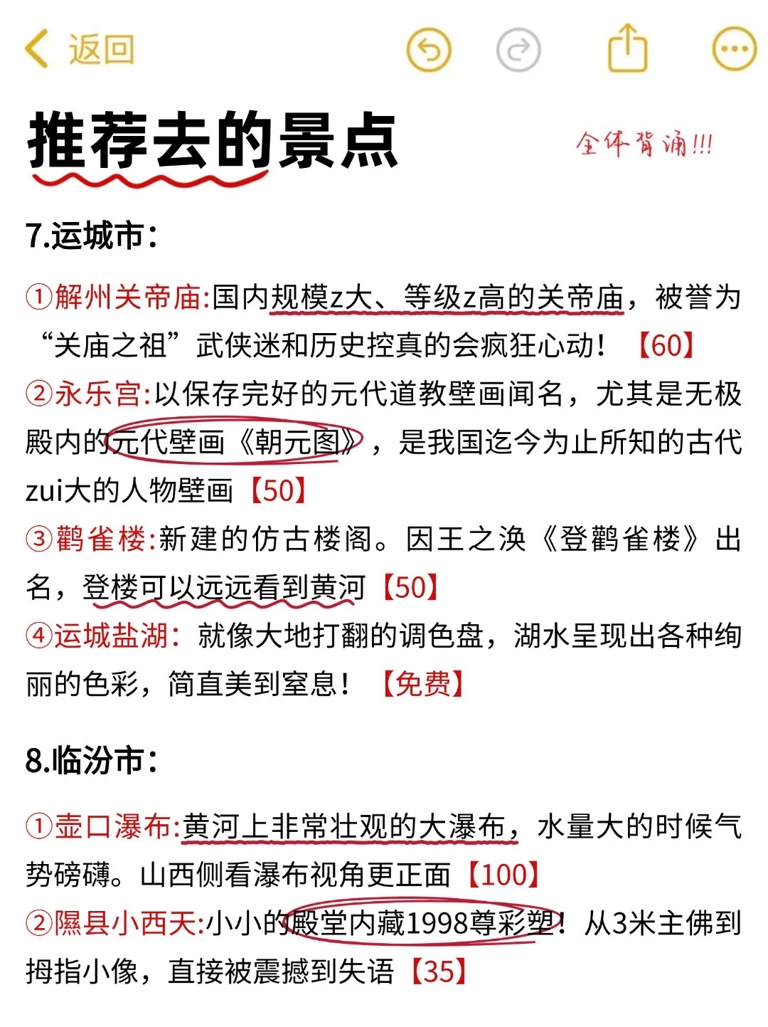 山西已回来说说我的感受(纯主观勿喷）