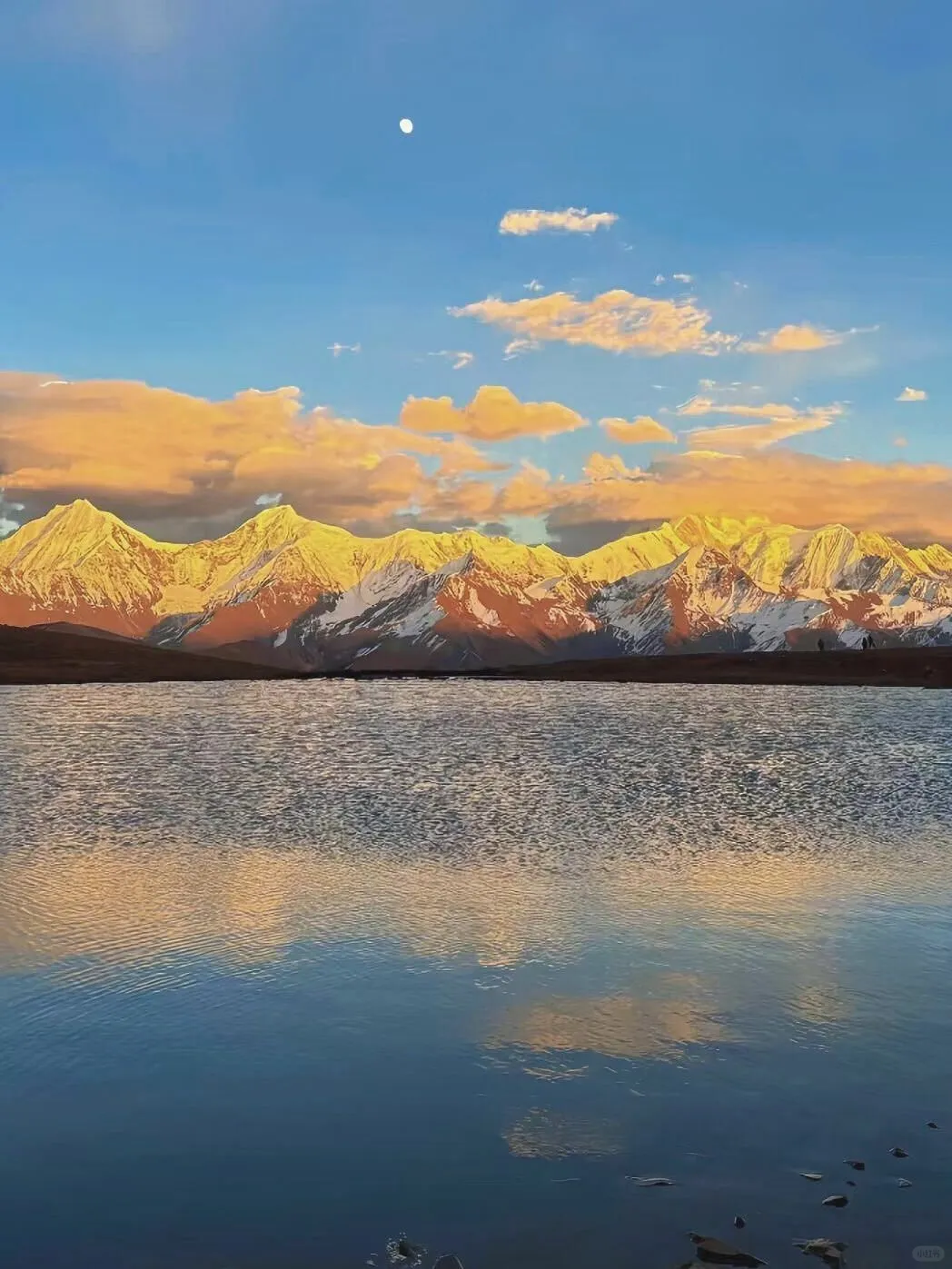 作为贡嘎雪山的“私藏镜子”
