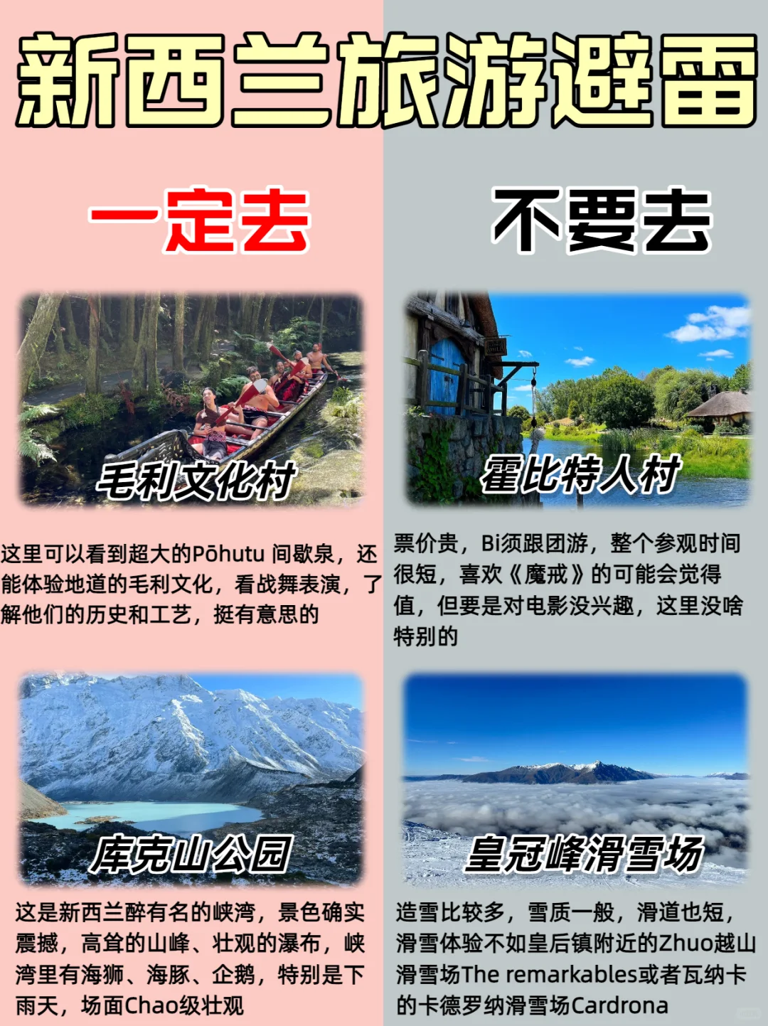 🇳🇿 新西兰本地朋友掏心窝子整理！