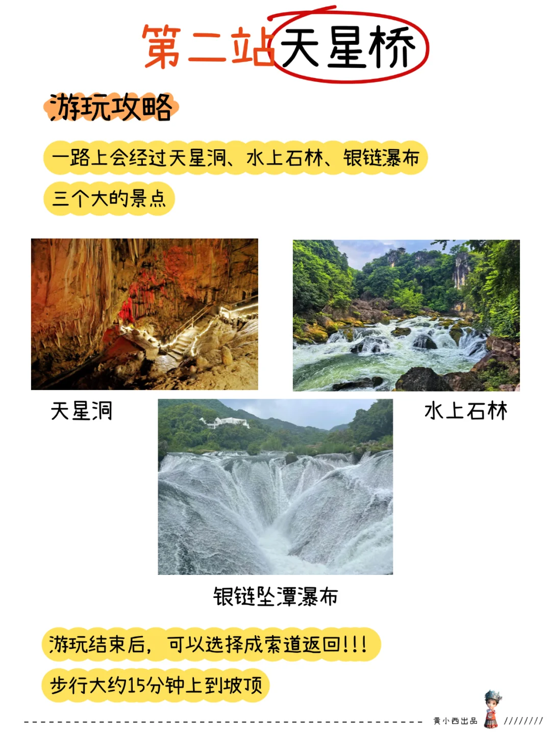 黄小西推荐✅懒人版黄果树瀑布超详细攻略‼️