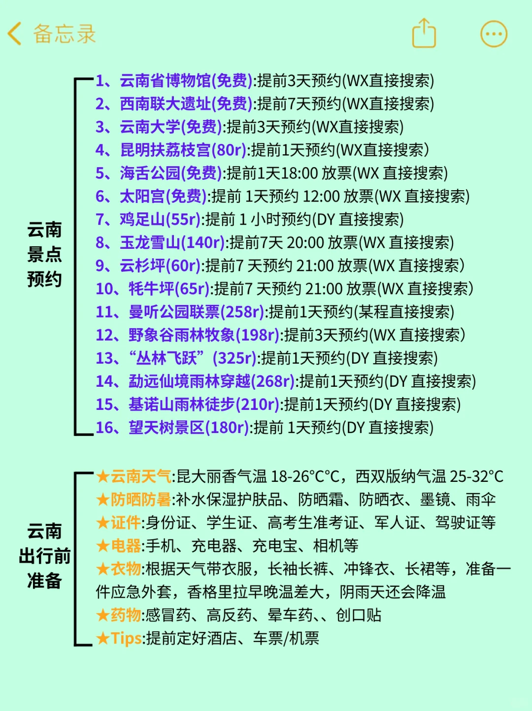 去了云南4次，我的建议是😭😭......