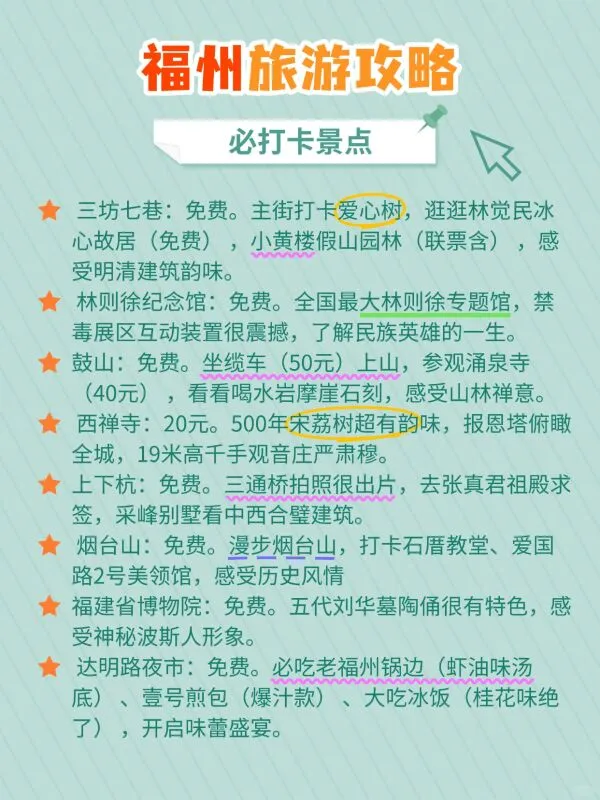 被xhs骗惨了😭终于有人把福州旅游说明白