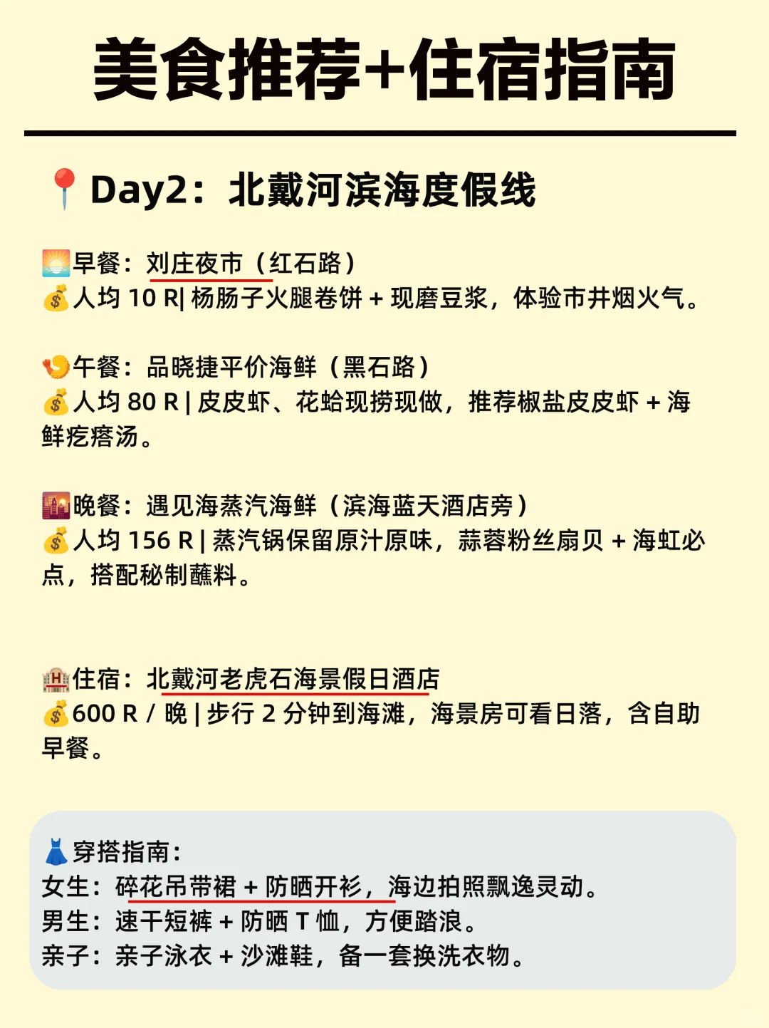 第1⃣️次来秦皇岛玩‼️顺序千万别搞反了