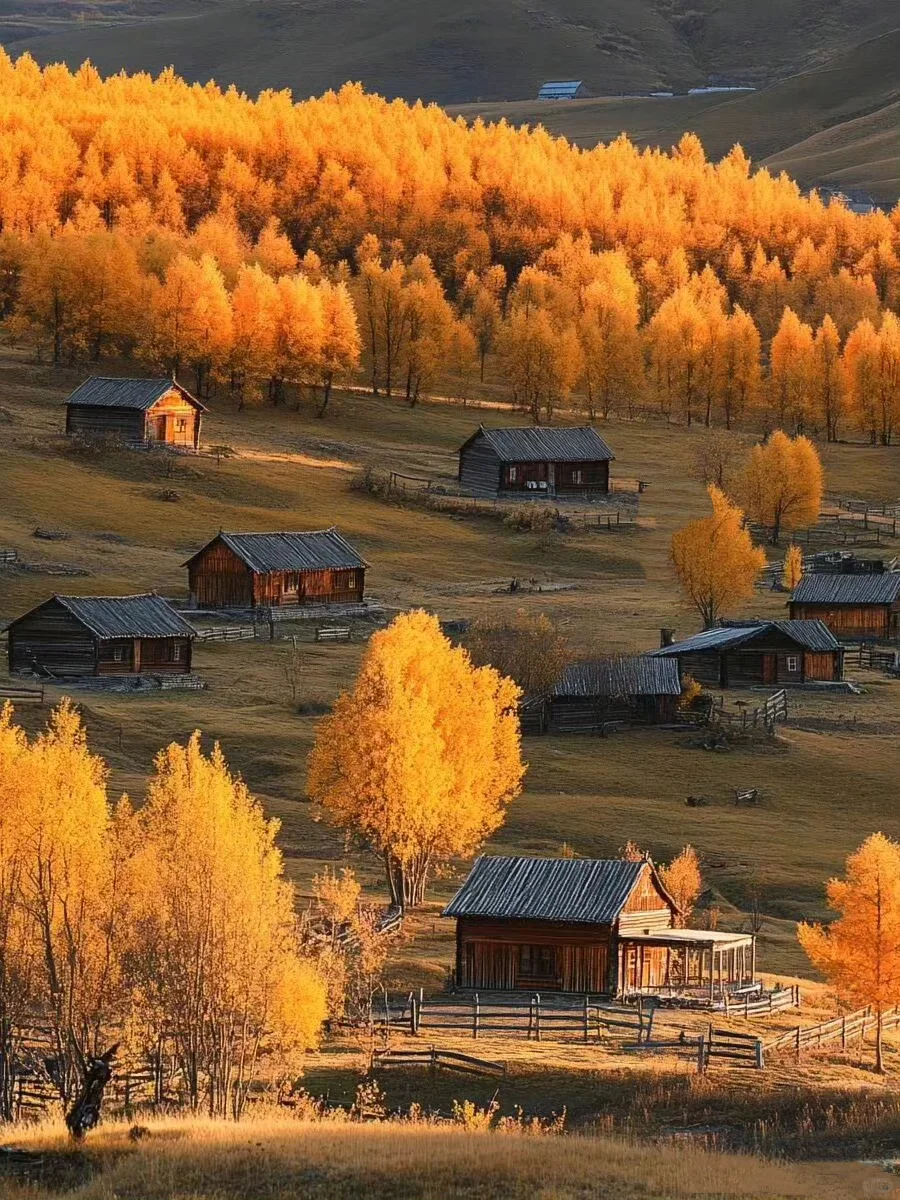 我的阿勒泰，如画般的禾木村🖼️